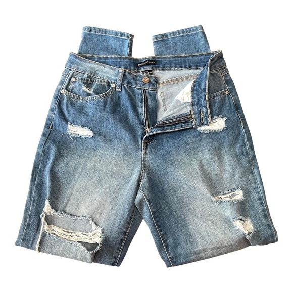 Sincerely Jules Distressed Blue Denim Skinny Jeans 30 - Picture 6 of 11